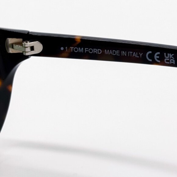 NEW TOM FORD EDWARD-02 TF1002 52N SUNGLASSES FT1002/S 52N UNISEX HAVANA EYEWEAR - Picture 8 of 9